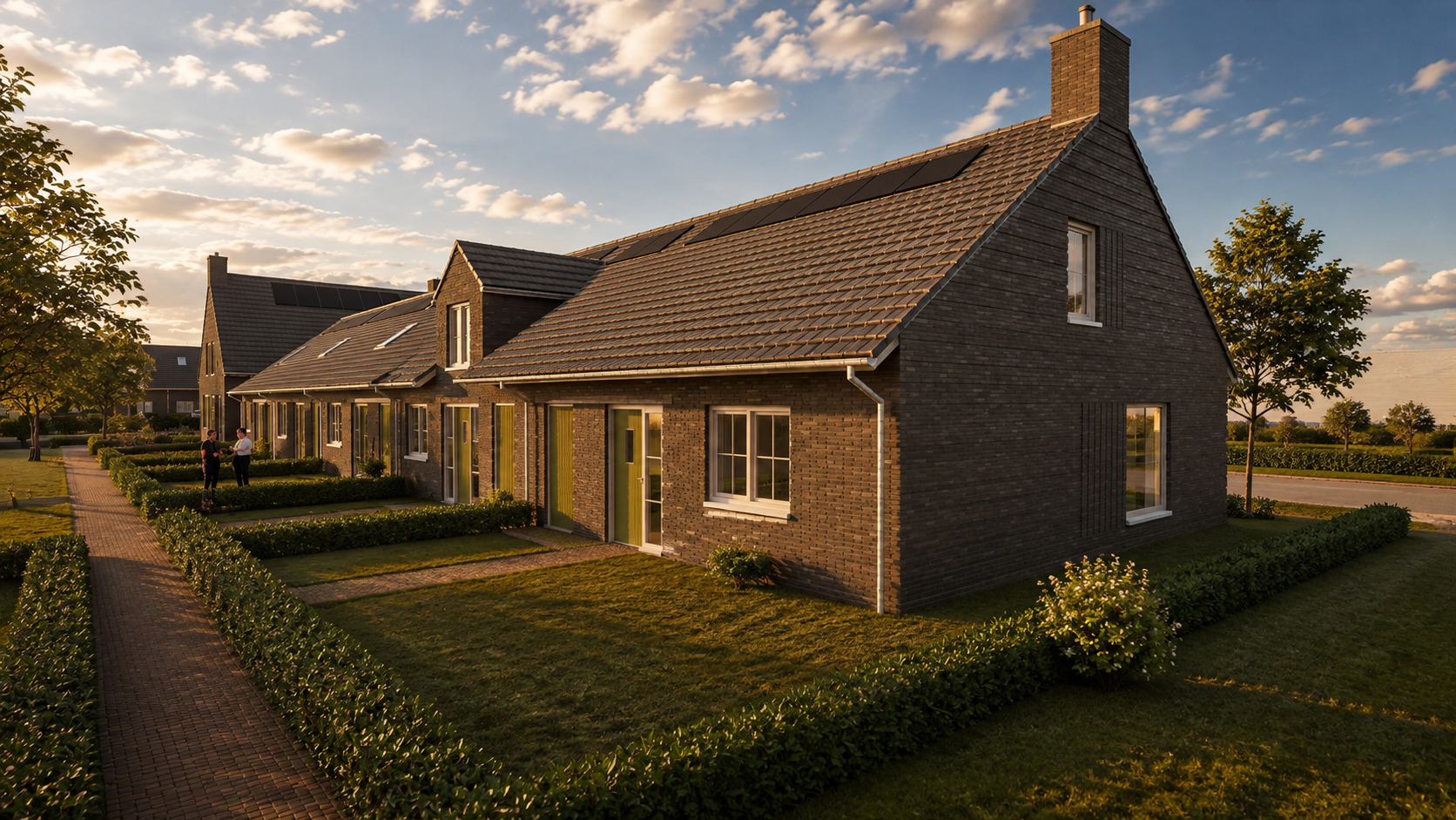 Hoekwoning Molenaarserf met vrije zijgevel